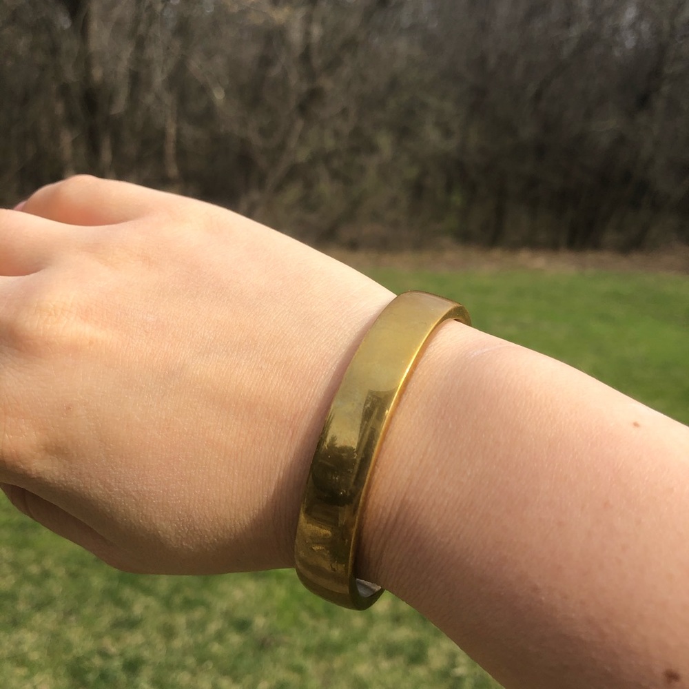 gold coated bangle (from Nordstrom rack, heavy)